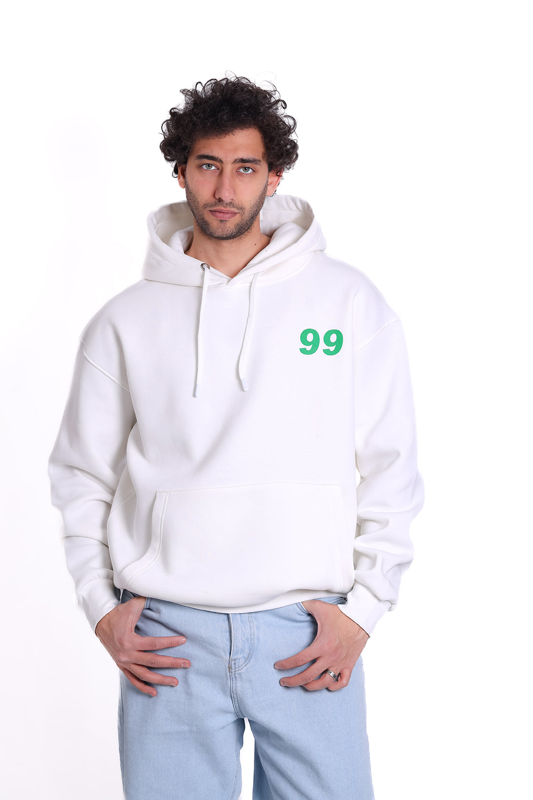 Over Size Milton Hoodie Printed NUM99