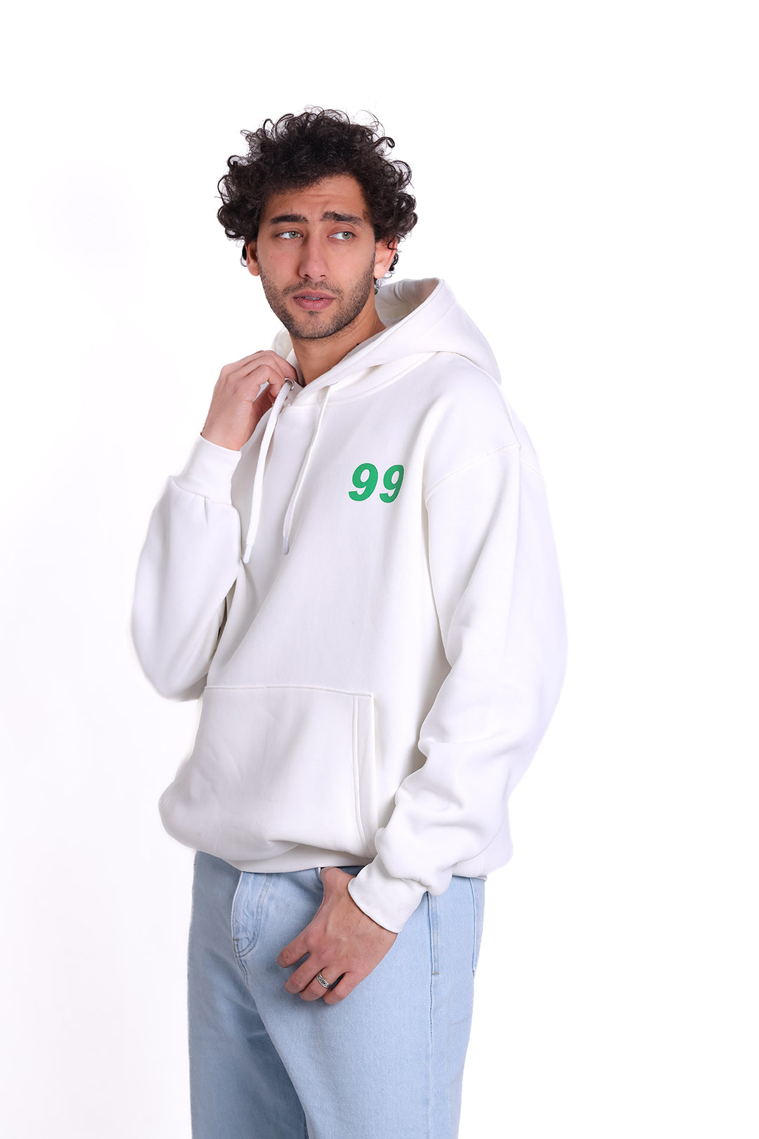 Over Size Milton Hoodie Printed NUM99