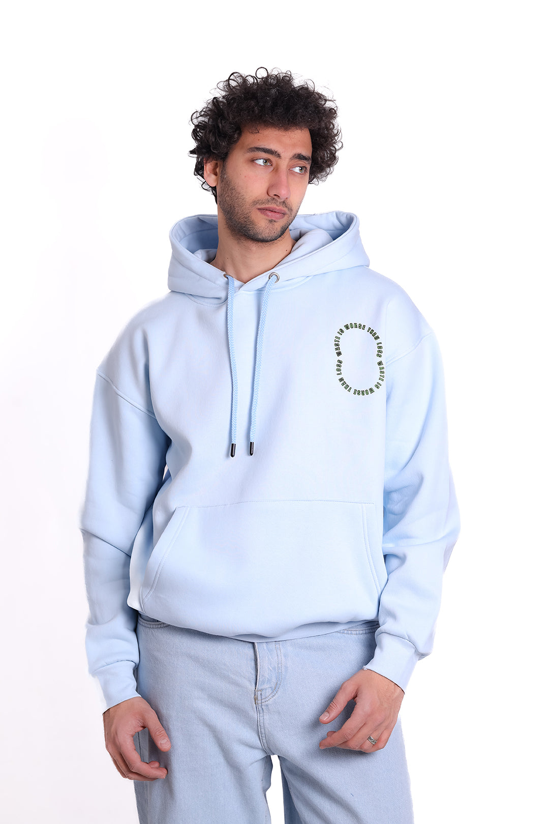 Over Size Milton Hoodie Printed Scope Waste 1225