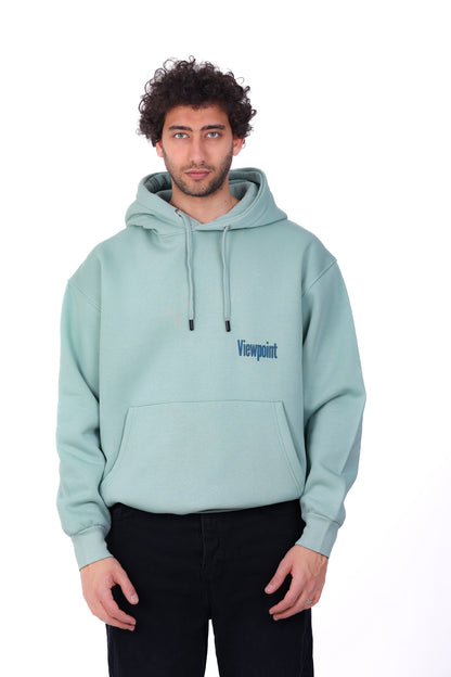 Over Size Milton Hoodie Printed View Point 0126