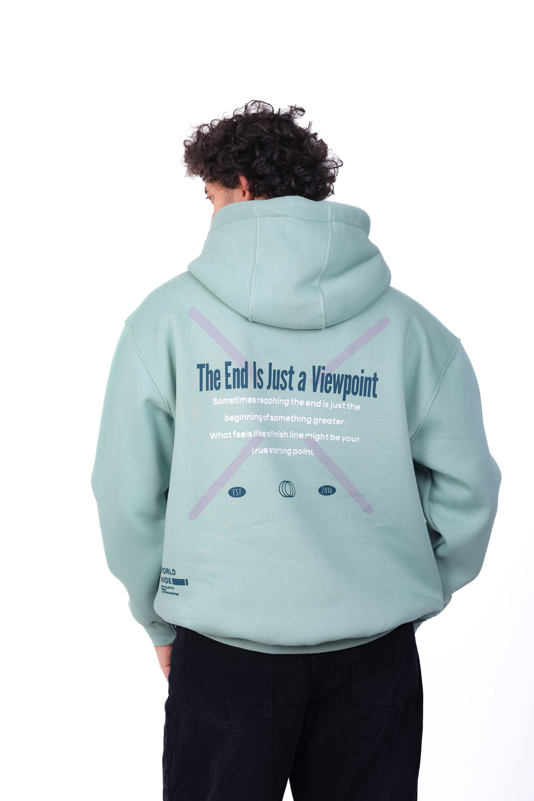 Over Size Milton Hoodie Printed View Point 0126