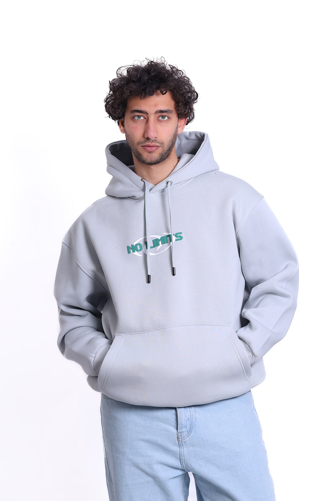 Over Size Milton Hoodie Sweatshirt Printed Break Limits
