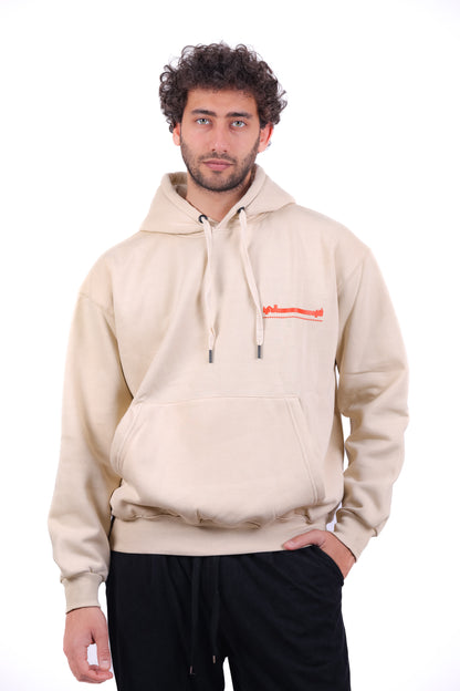 Over Size Milton Hoodie Sweatshirt Printed Fantasy