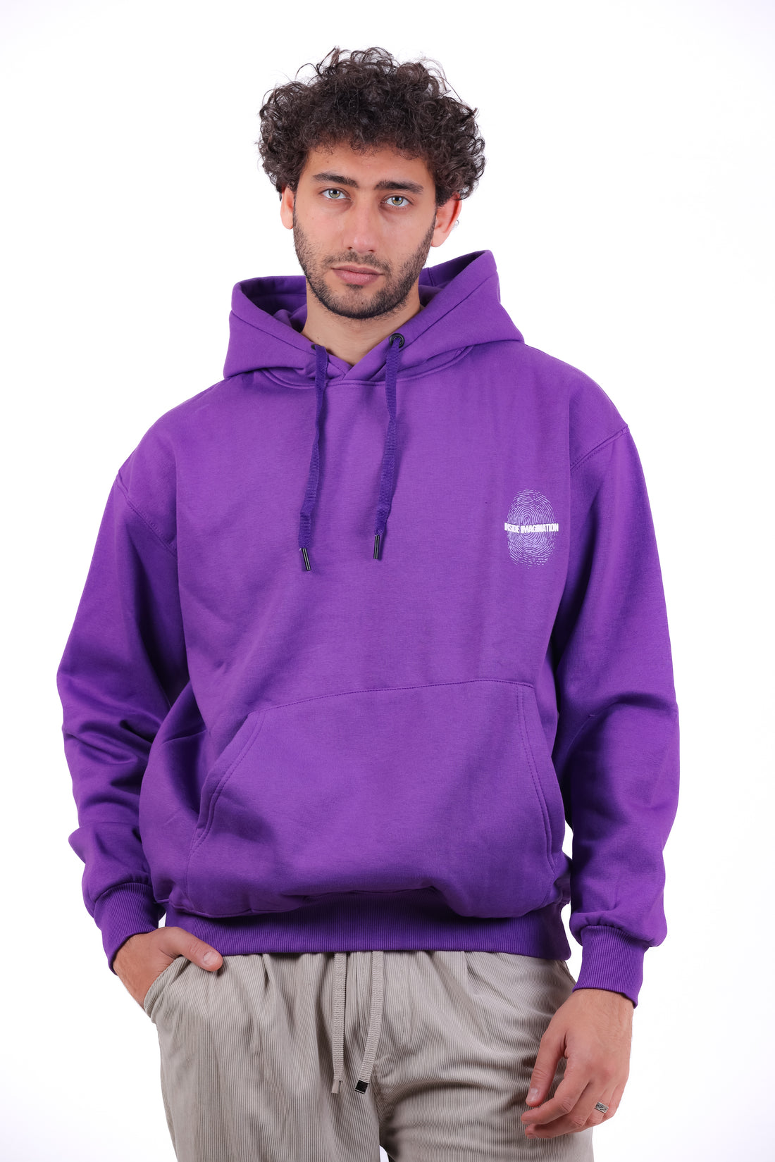 Over Size Milton Hoodie Sweatshirt Printed Imagination