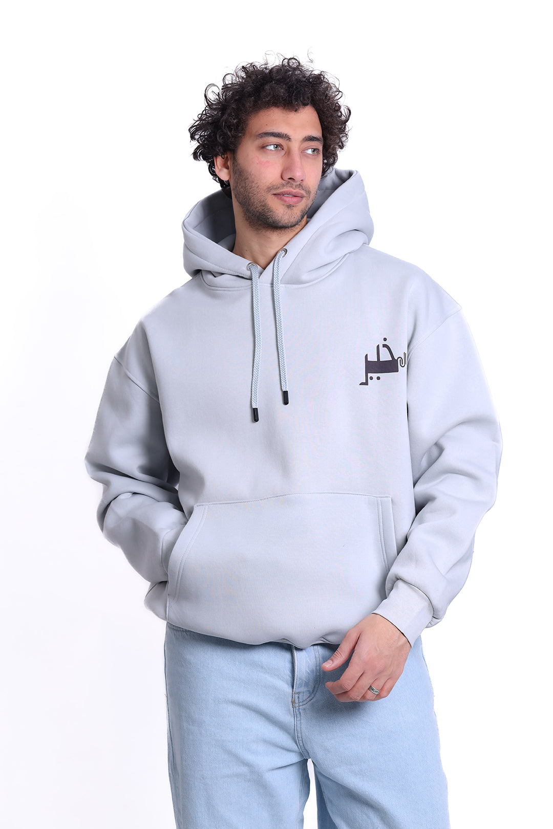 Over Size Milton Hoodie Sweatshirt Printed Kheir