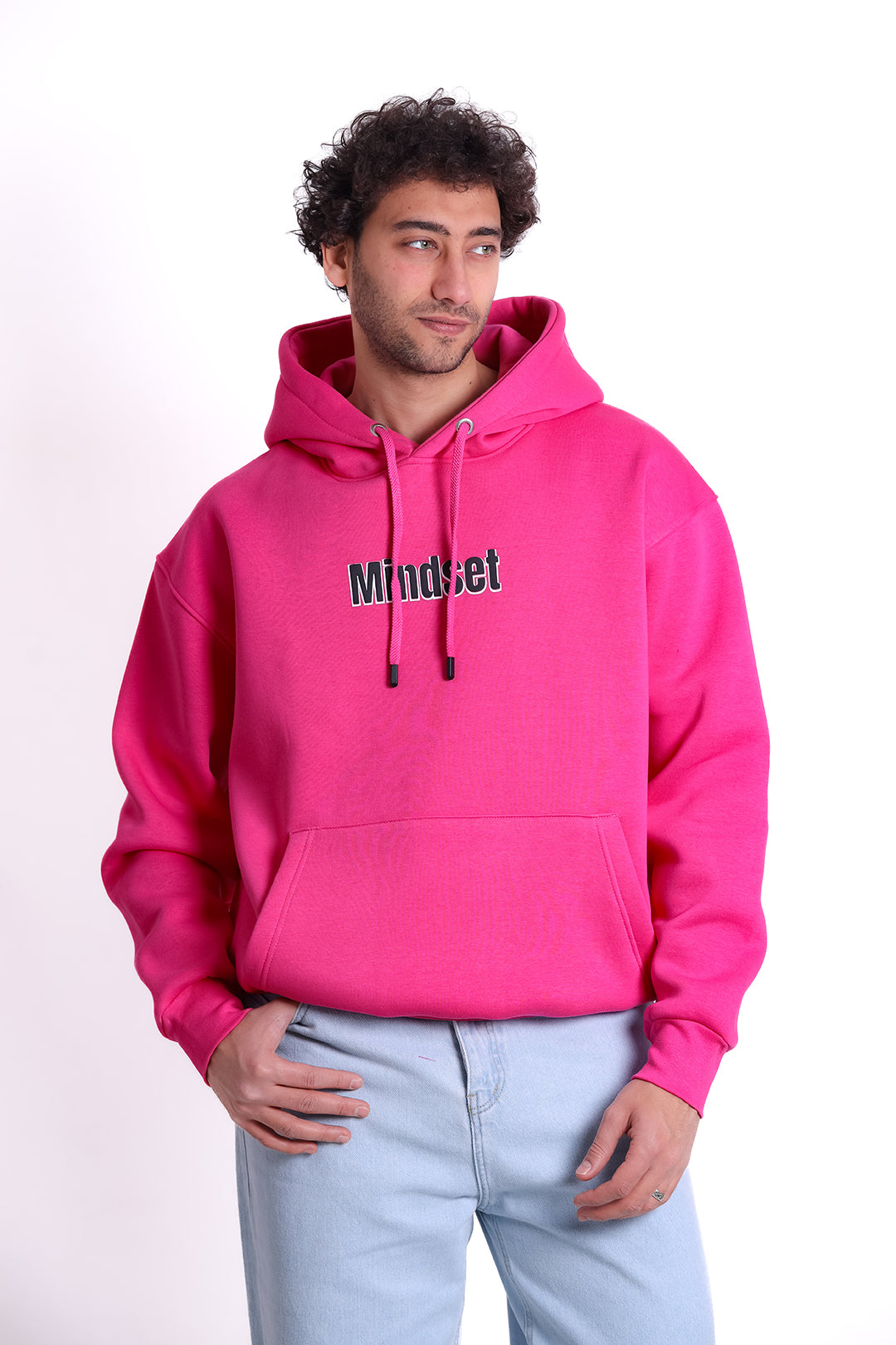 Over Size Milton Hoodie Sweatshirt Printed Mindset 0126