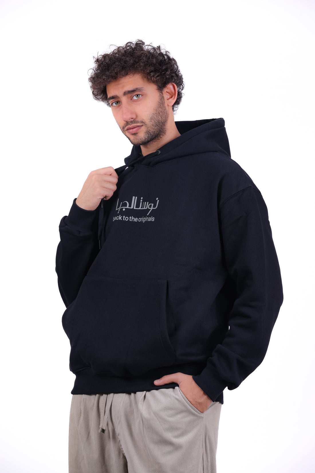 Over Size Milton Hoodie Sweatshirt Printed Nostalgia
