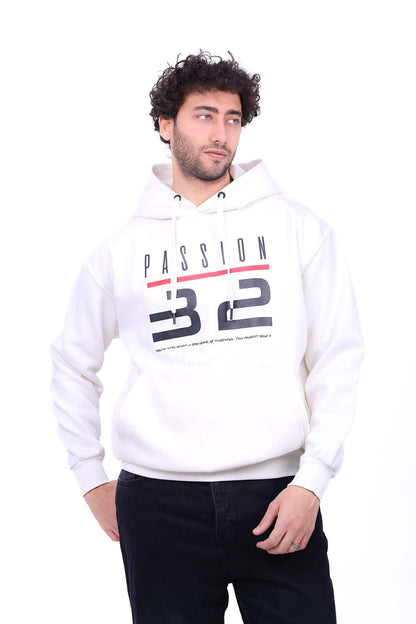 Over Size Milton Hoodie Sweatshirt Printed Pass32