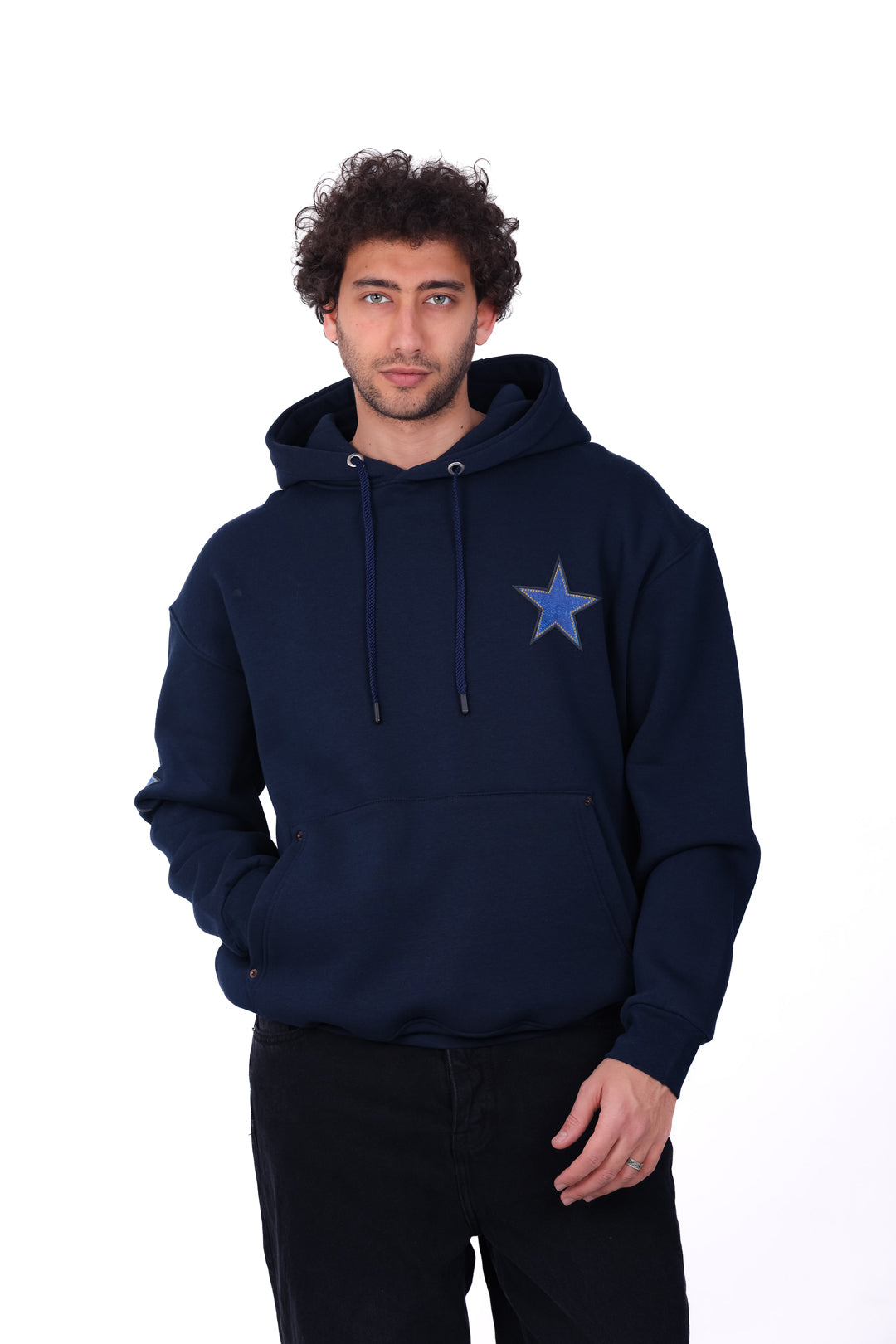 Over Size Milton Hoodie Sweatshirt Printed Sutra Stars