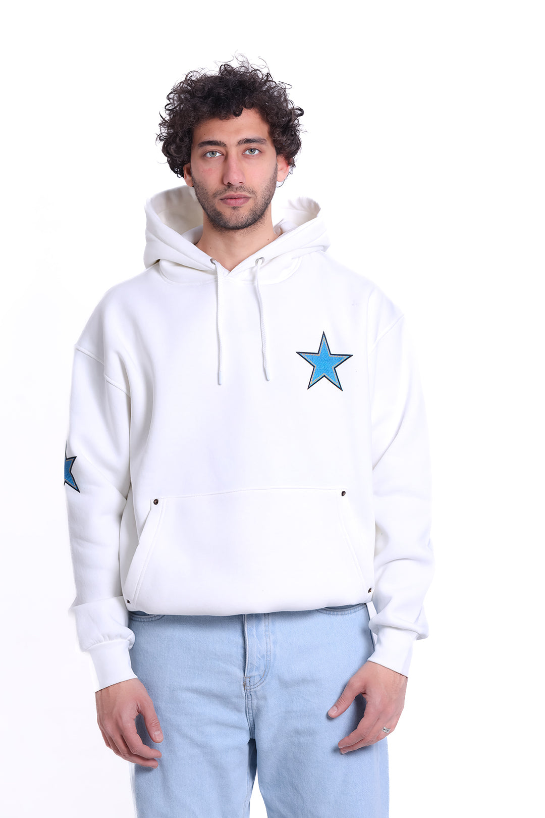 Over Size Milton Hoodie Sweatshirt Printed Sutra Stars