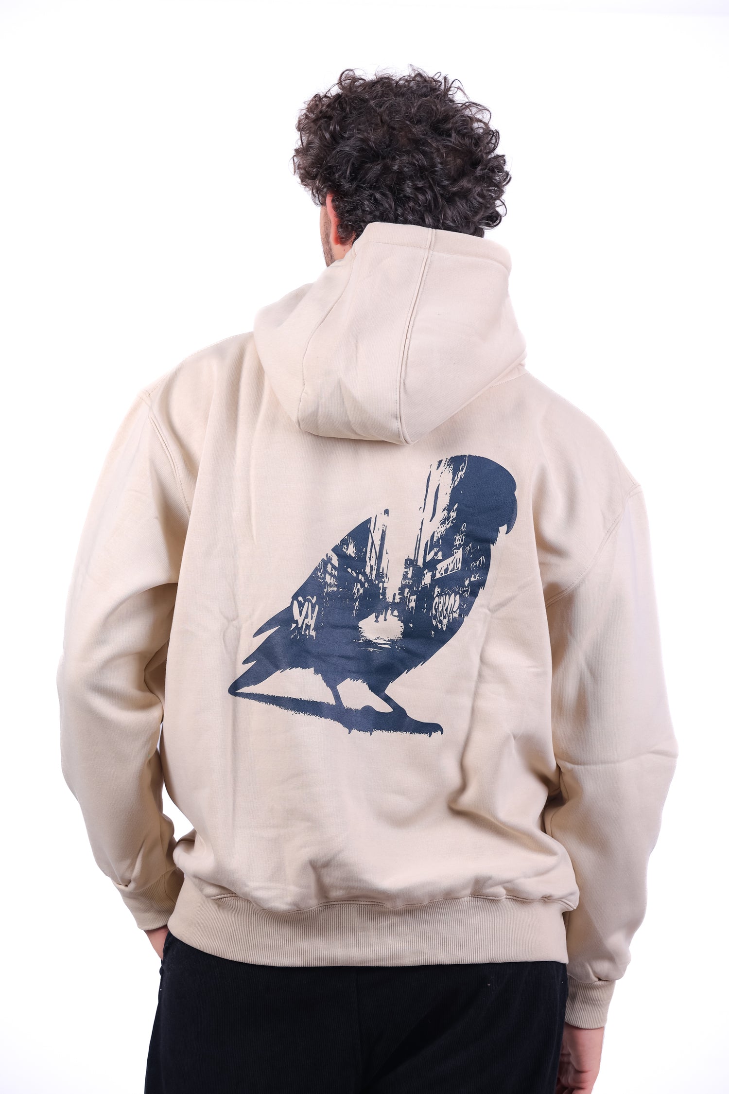 Over Size Milton Hoodie Sweatshirt Printed Tomorrow