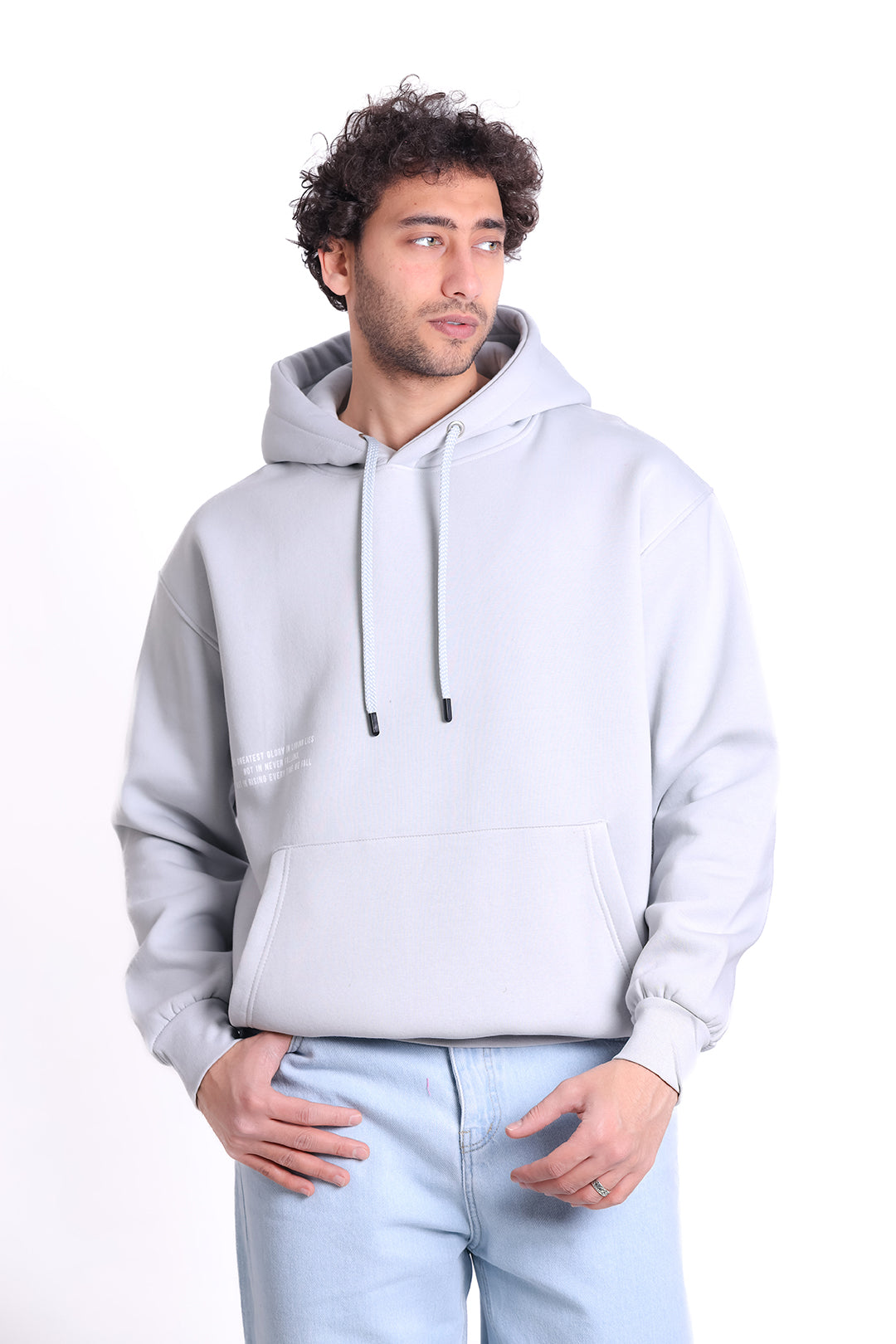 Over Size Milton Hoodie Sweatshirt Printed Youth Culture 0126