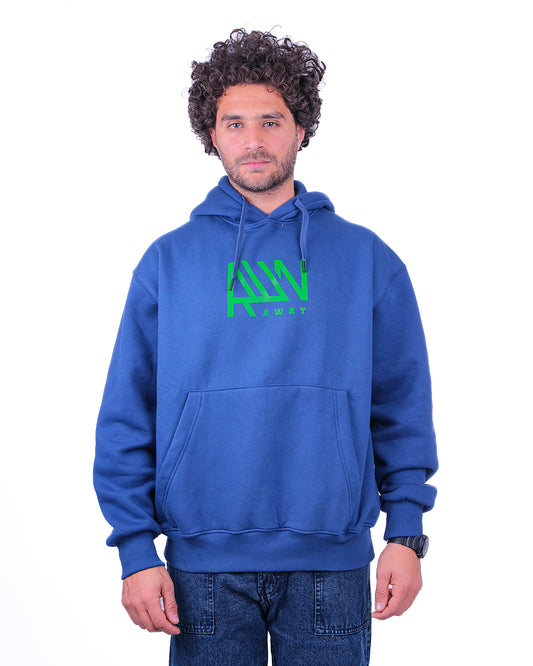 Over Size Milton Hoodie Sweatshirt Printed AWAY