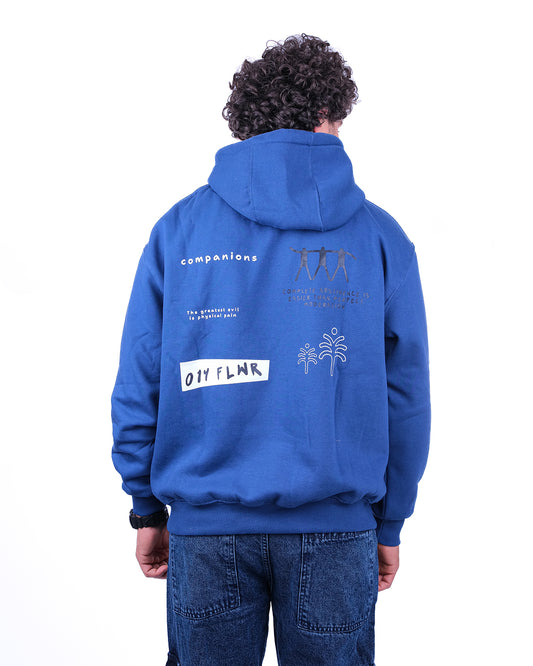 Over Size Milton Hoodie Sweatshirt Printed Companions