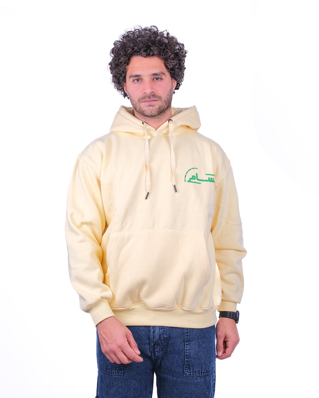 Over Size Milton Hoodie Sweatshirt Printed No Time