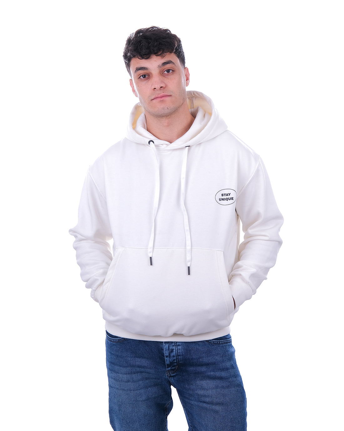 Over Size Milton Hoodie Sweatshirt Printed Stay Unique Pocket