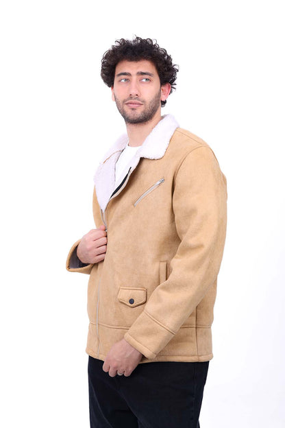 Suede Biker Fur Jacket DOC