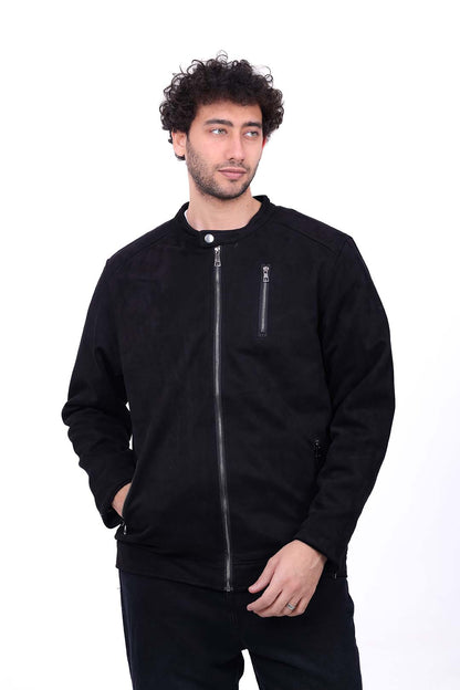 Suede Zipped Jacket
