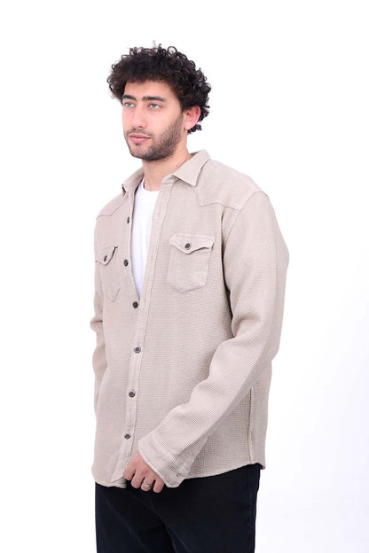 Waffle Two Pockets Shirt