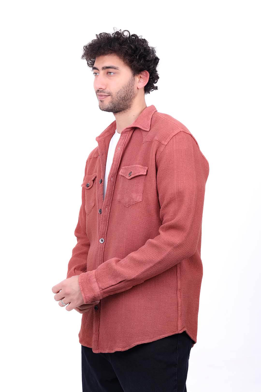 Waffle Two Pockets Shirt