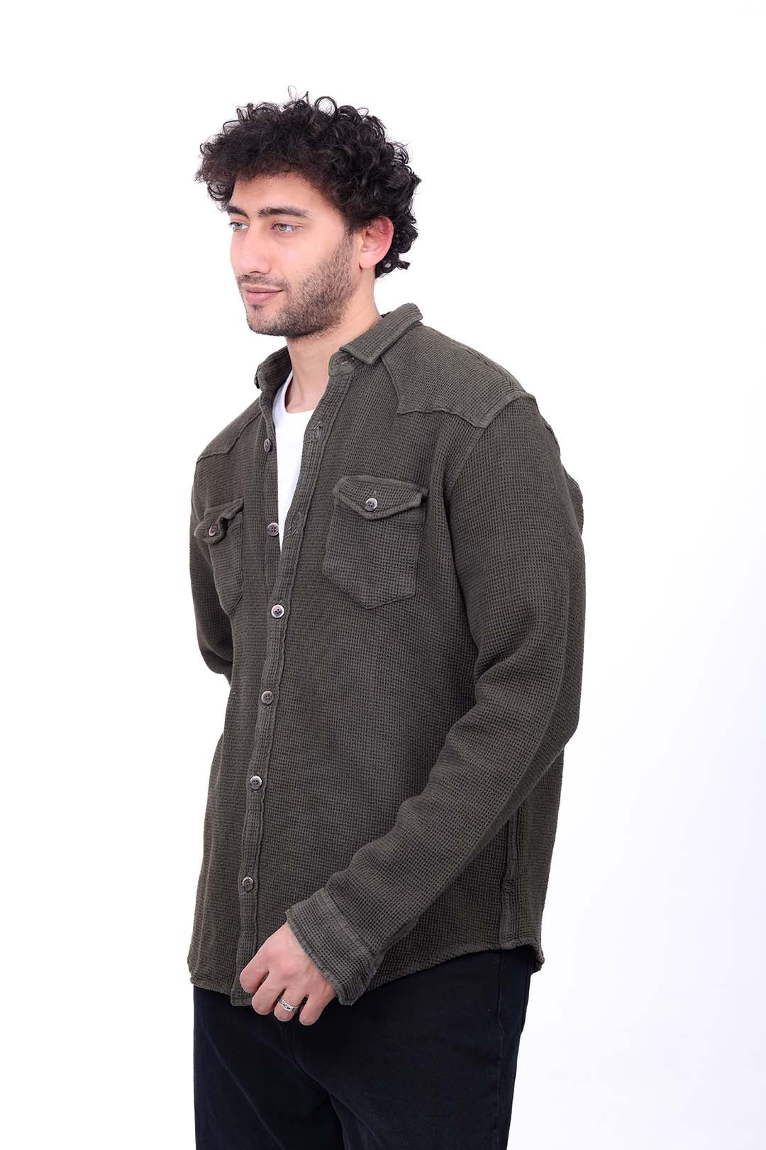 Waffle Two Pockets Shirt