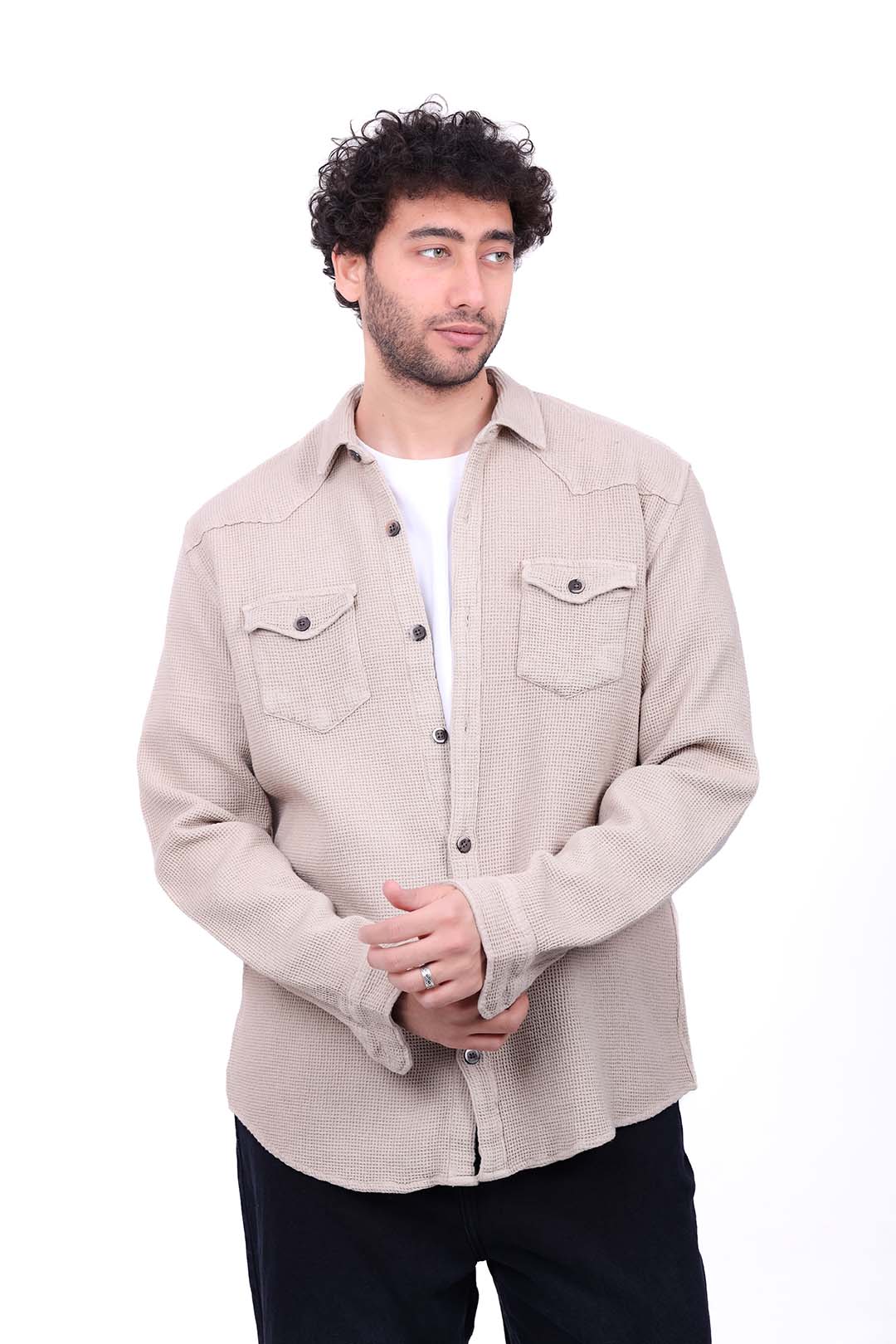 Waffle Two Pockets Shirt