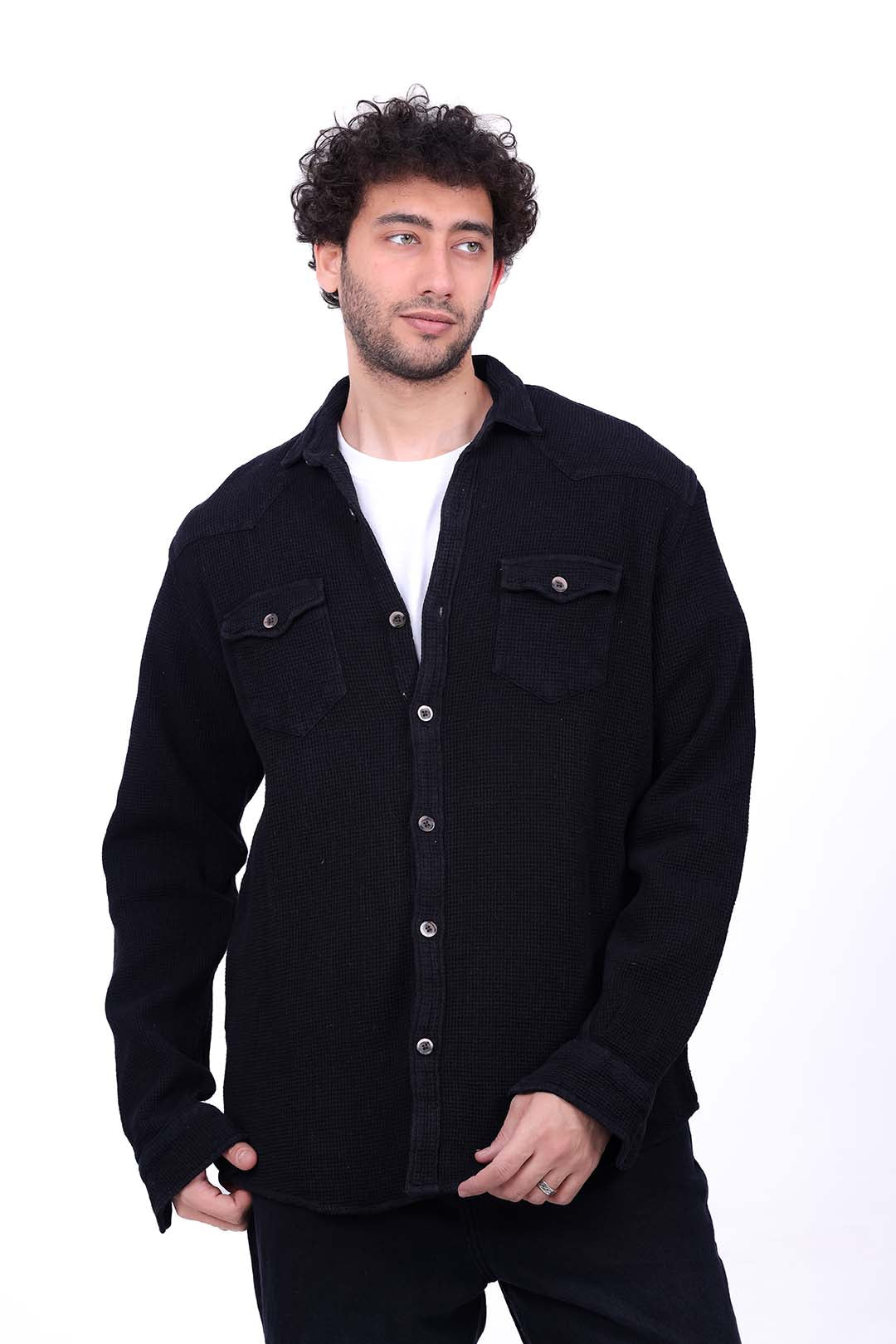 Waffle Two Pockets Shirt