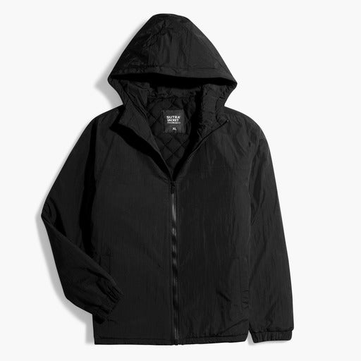 Waterproof Hoodie Padded Jacket DOC-Black