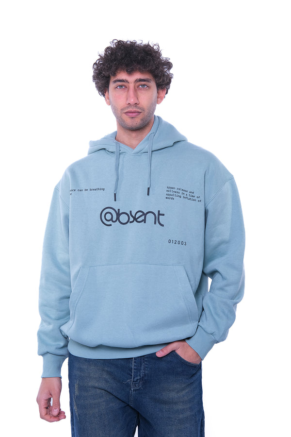 Over Size Milton Hoodie Sweatshirt Printed Absent