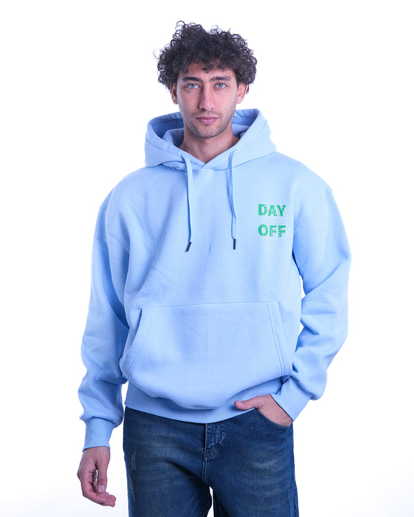 Over Size Milton Hoodie Sweatshirt Printed Day Off