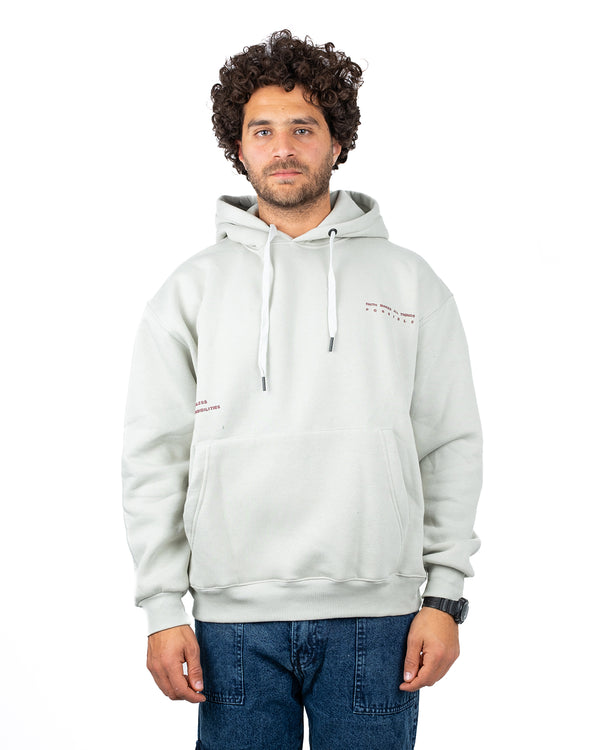 Over Size Milton Hoodie Sweatshirt Printed Possible