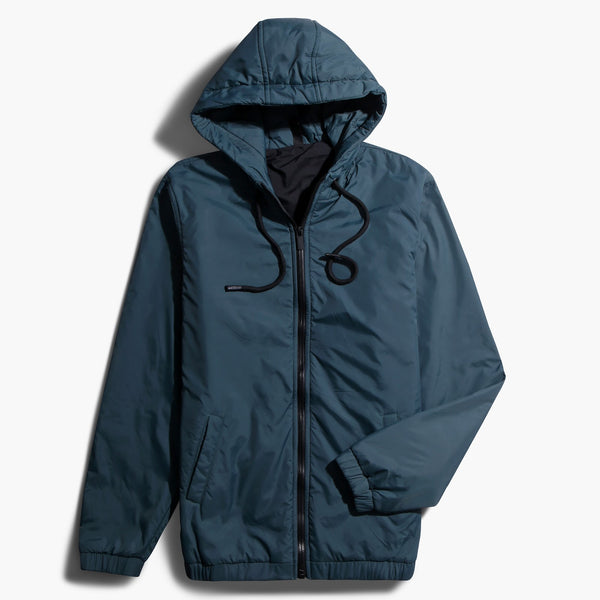 Waterproof Hoodie Basic Jacket SEH-Dark Petrol