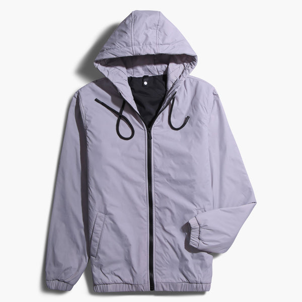 Waterproof Hoodie Basic Jacket SEH-Silver