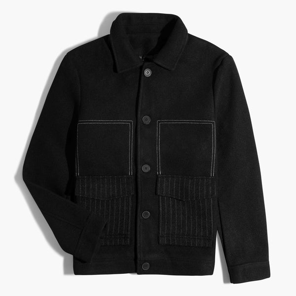 Gogh Mixed Jacket HAI 20-Black
