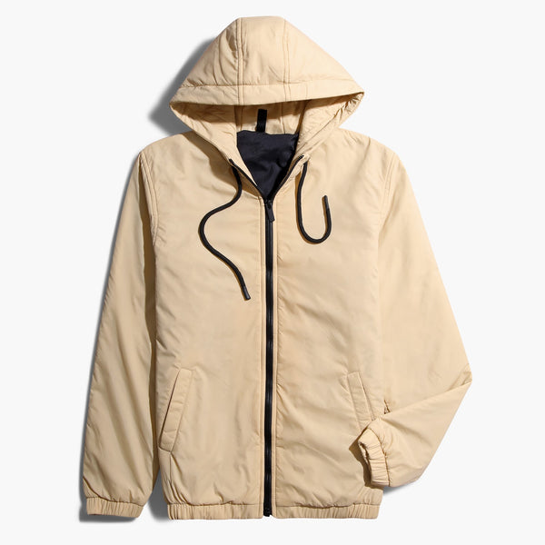 Waterproof Hoodie Basic Jacket SEH-Beige