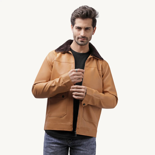 Leather Fur Jacket-23-Havan