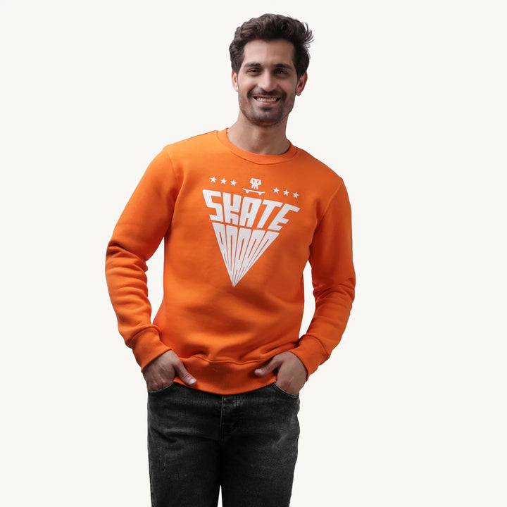 Round Printed Skate-23-orange