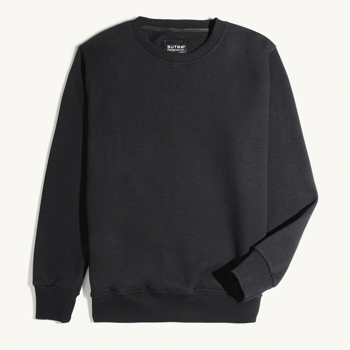 Round Sweatshirt-23-Black