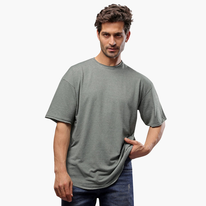 Slim Fit Beehive T-Shirt Green