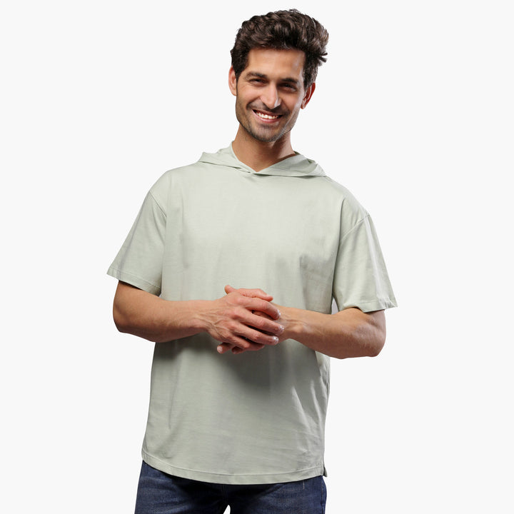Slim Fit Hoodie T-Shirt Mint