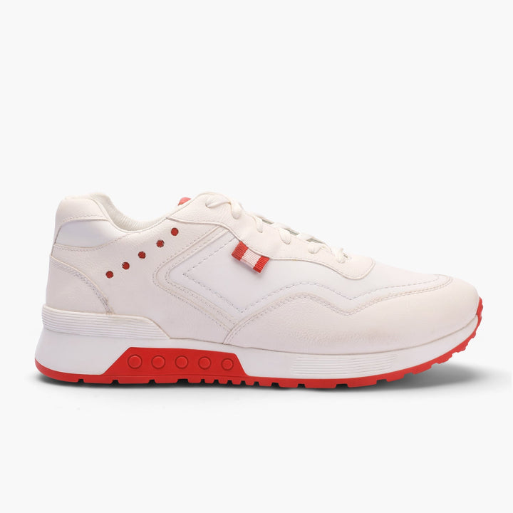 SUTRA Casual Shoes White&Red