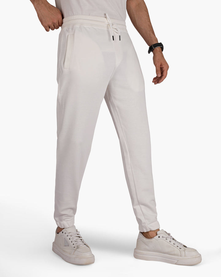 Milton Basic Sweatpants White