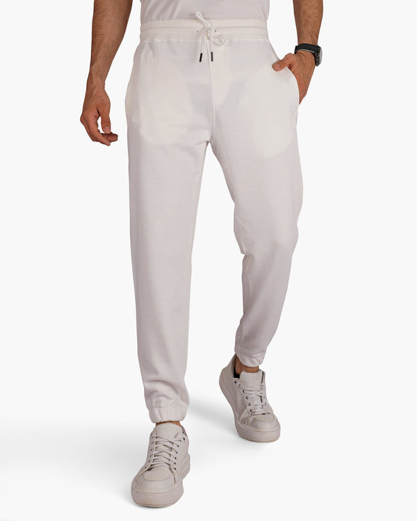 Milton Basic Sweatpants White