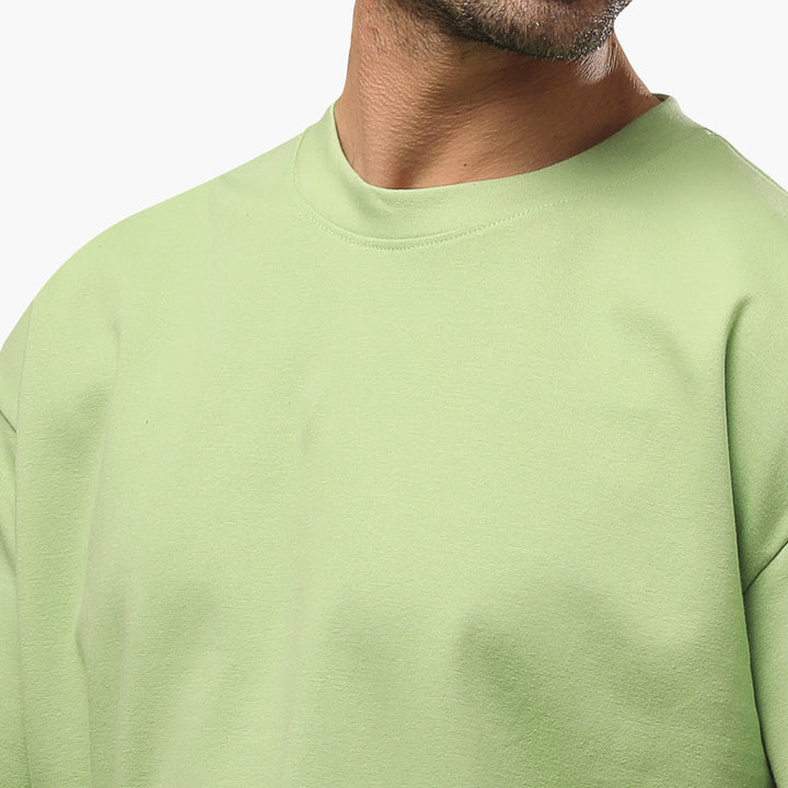 Over-Size-Heavy-Round-T-Shirt-Light-Green